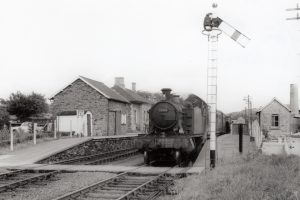 Loco at Lifton Station 1960