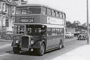 Traffic at Penzance Chyandour Cliff 1959